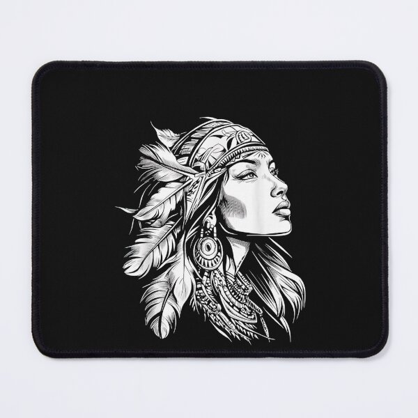 Item preview, Native American Indian Tribe Girl Feather Headdress designed and sold by Gbriel3.