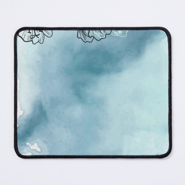 Item preview, Blue Watercolor Floral Corner Botanical Art designed and sold by NNCollection.