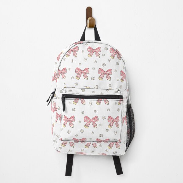 Item preview, Pink Coquette Pencil Bow - Groovy School Pattern designed and sold by Julza Art.