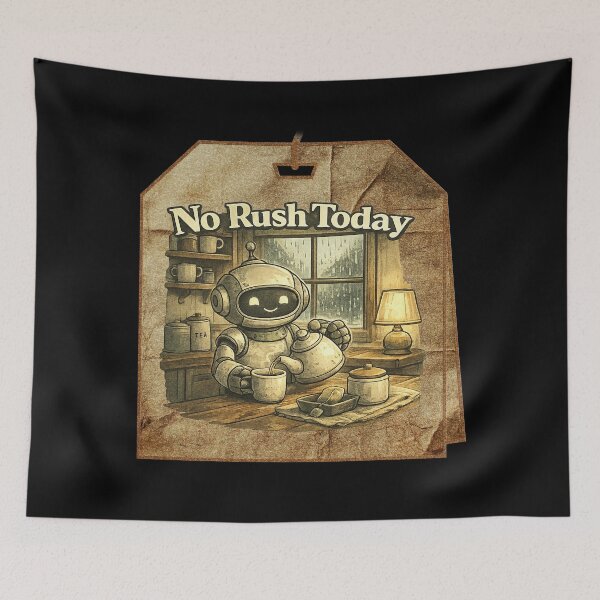 Item preview, No Rush Today designed and sold by QuietNovaShop.