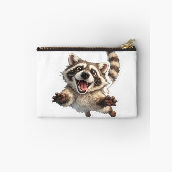 Item preview, Happy Raccoon Jumping For Joy designed and sold by Snurly.
