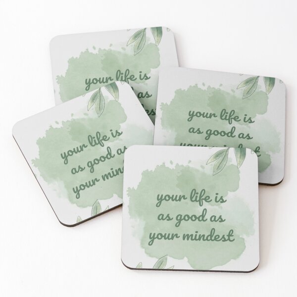 Item preview, Your Life Is As Good As Your Mindset Quote designed and sold by NNCollection.
