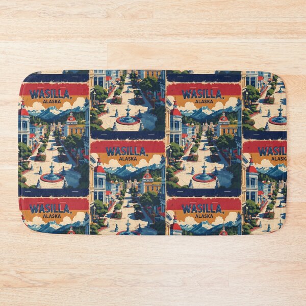 Item preview, Wasilla Alaska 1950s USA Vintage Travel Tourism designed and sold by TravelersGems.