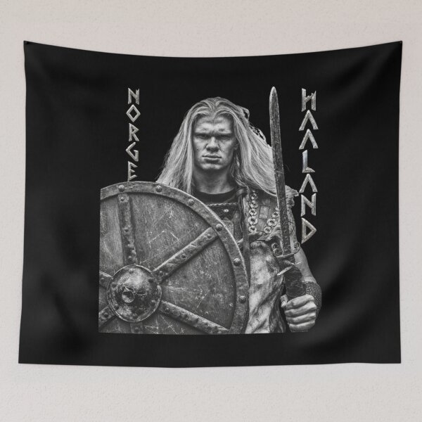 Item preview, Erling Braut Haaland Viking Warrior - Erling Haaland, Erling Haaland Norway Football, Haaland Norway designed and sold by ForrestSwaphy.