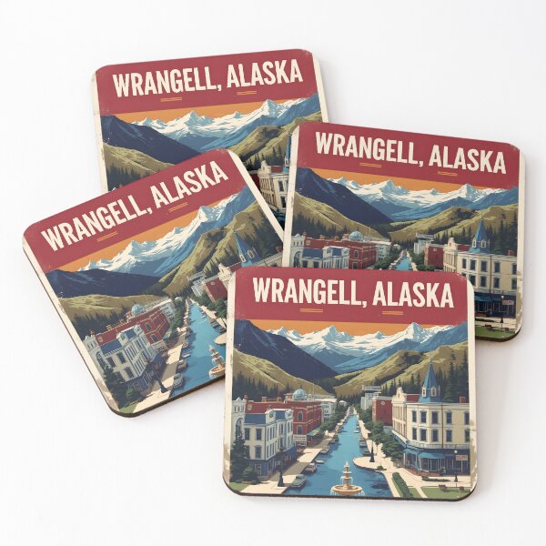 Item preview, Wrangell Alaska 1950s USA Vintage Travel Tourism designed and sold by TravelersGems.