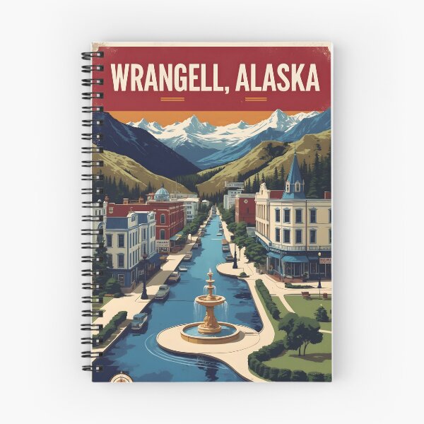 Item preview, Wrangell Alaska 1950s USA Vintage Travel Tourism designed and sold by TravelersGems.