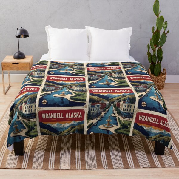 Item preview, Wrangell Alaska 1950s USA Vintage Travel Tourism designed and sold by TravelersGems.
