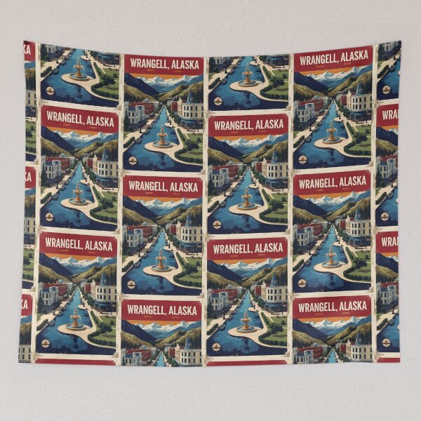 Item preview, Wrangell Alaska 1950s USA Vintage Travel Tourism designed and sold by TravelersGems.