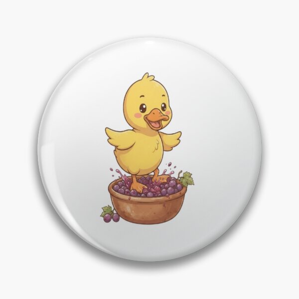 Item preview, Cute Duck Stomping Grapes Winemaking designed and sold by Ella_Sketch.