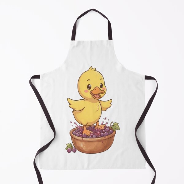 Item preview, Cute Duck Stomping Grapes Winemaking designed and sold by Ella_Sketch.