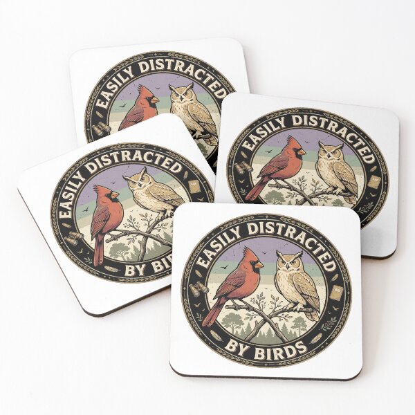 Item preview, Birdwatcher Easily Distracted Badge designed and sold by RheaRealm.