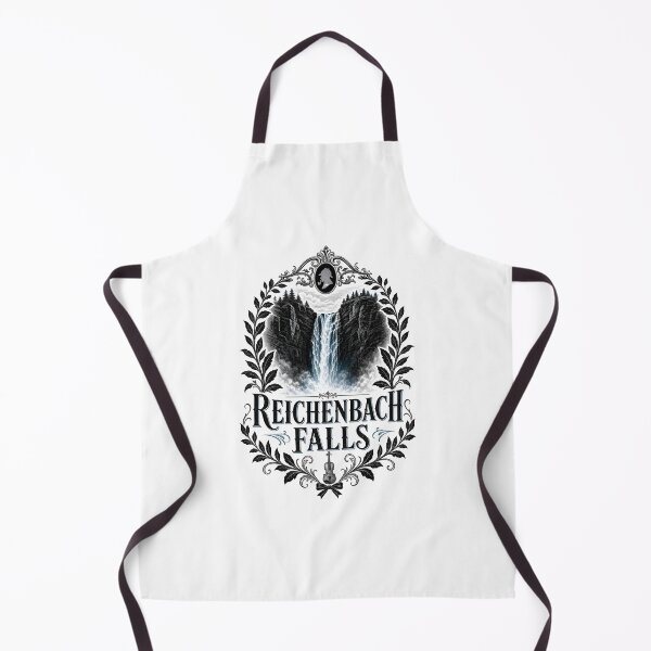 Item preview, Sherlock Holmes Reichenbach Falls Vintage Gothic Silhouette Art designed and sold by Fenay Designs.