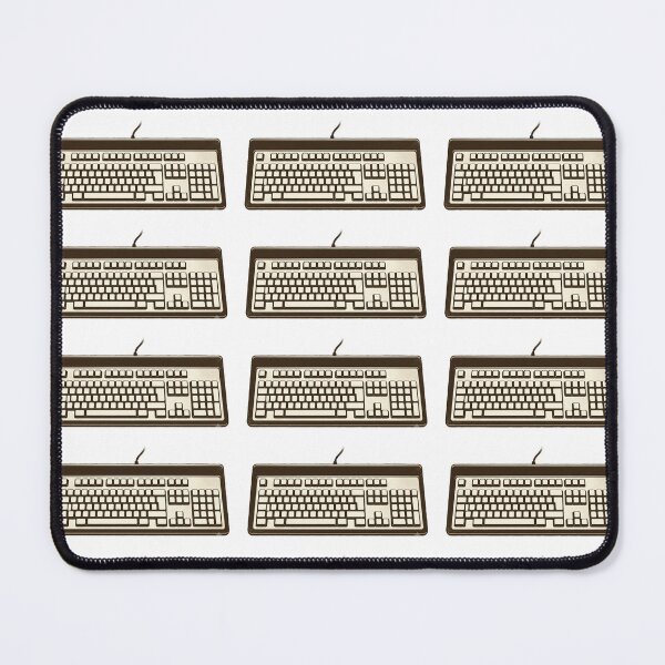 Item preview, Retro Vintage Keyboard Silhouette - Classic Computing Nostalgia Art designed and sold by IconicVectors.