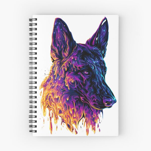 Item preview, Cosmic German Shepherd Psychedelic Lava Dog designed and sold by GrafikShoper.
