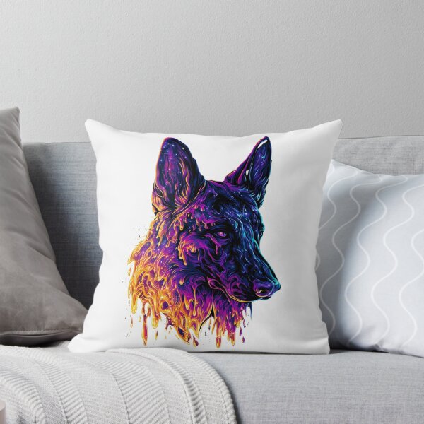 Artikelvorschau, Kosmischer Deutscher Schäferhund Psychedelischer Lavahund entworfen und verkauft von GrafikShoper.