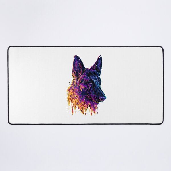Item preview, Cosmic German Shepherd Psychedelic Lava Dog designed and sold by GrafikShoper.