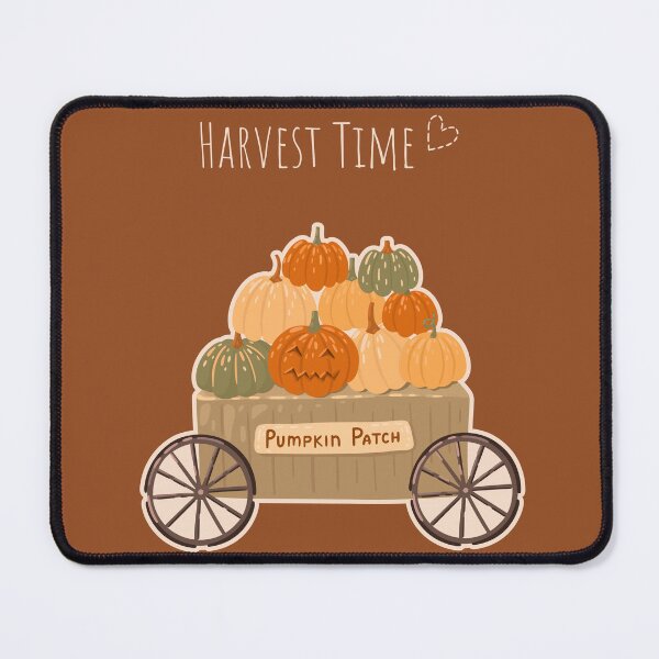 Item preview, Harvest time. Cute Fall Postcard with Pumpkins. designed and sold by creativecornr.