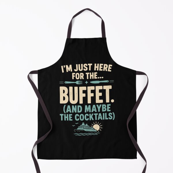Item preview, Funny Cruise Vacation Buffet and Cocktails Vintage designed and sold by Imaginationbeyond.