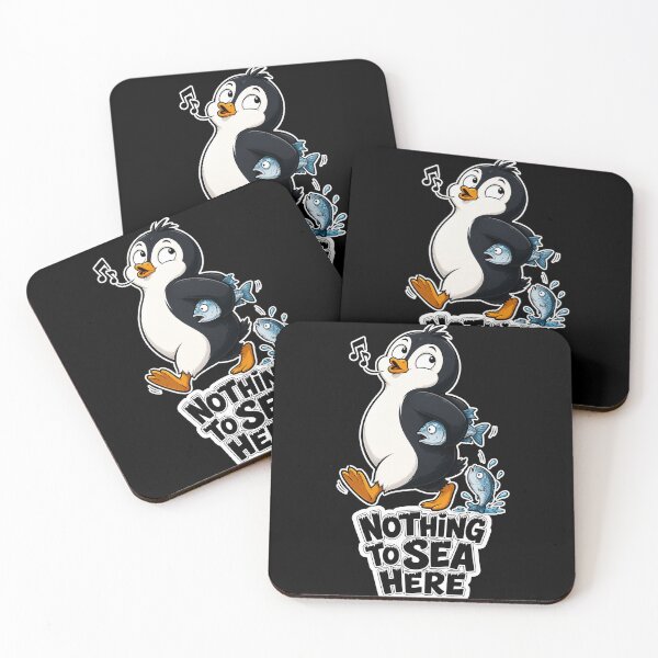 Item preview, Funny Penguin Nothing To Sea Here designed and sold by Corbzart.