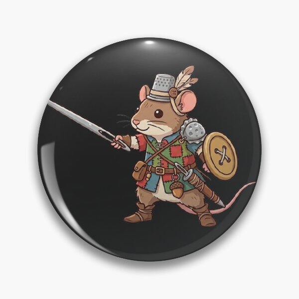 Item preview, Swashbuckling Mouse Folk RPG Sticker designed and sold by AestheticRPG .