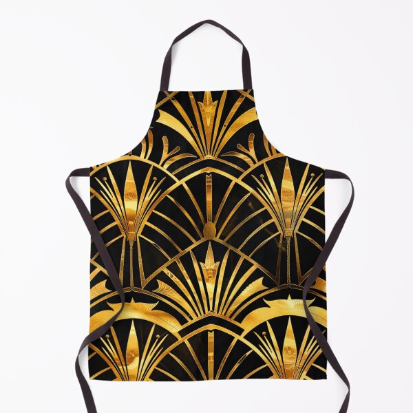 Item preview, Luxurious Art Deco Vintage Design Golden Ombre Pattern designed and sold by DEC02.