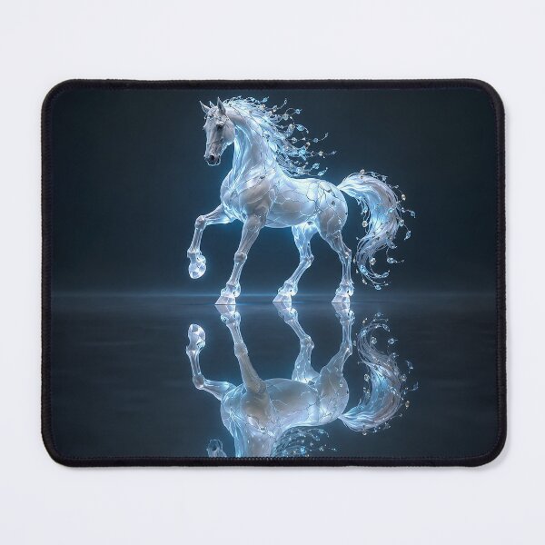 Item preview, Frostmirror Equinox: The Luminous Reflection Stallion designed and sold by BlissBlvdShop.