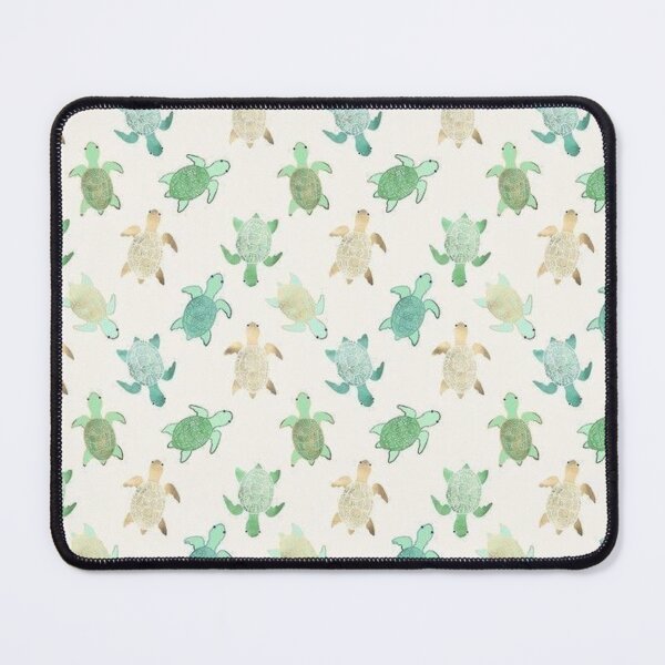 Item preview, Pastel Sea Turtle Pattern | Coastal Ocean Watercolor Design designed and sold by Shars-creations.