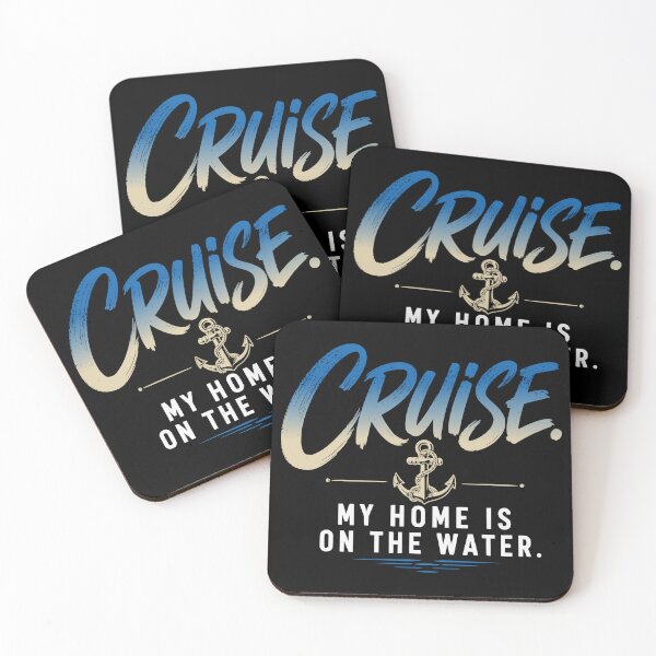 Item preview, Vintage Cruise Anchor My Home On The Water designed and sold by Imaginationbeyond.