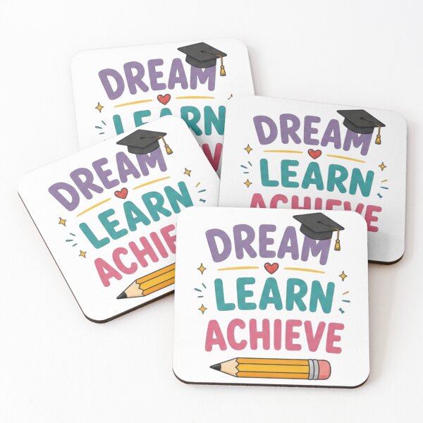 Item preview, Dream, Learn, Achieve – Cute Pencil Back to School Design for Kids designed and sold by Cartoon art with a purpose ❤️ Supporting Althea’s friends .