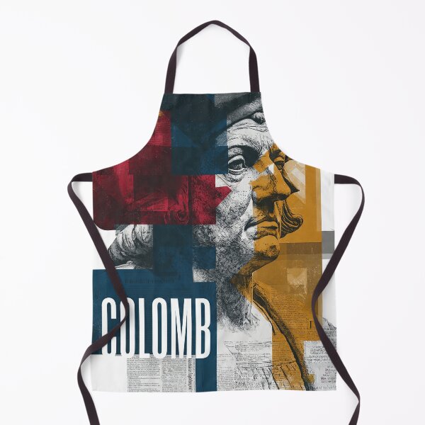 Item preview, Christopher Columbus Abstract Portrait - Vintage History Collage Art designed and sold by OzzFrequency.