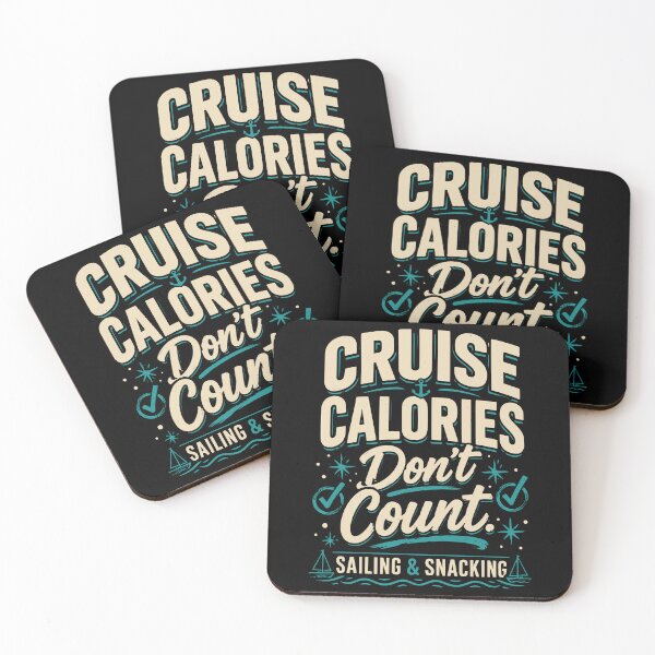 Item preview, Funny Cruise Calories Dont Count Vintage Vacation designed and sold by Imaginationbeyond.
