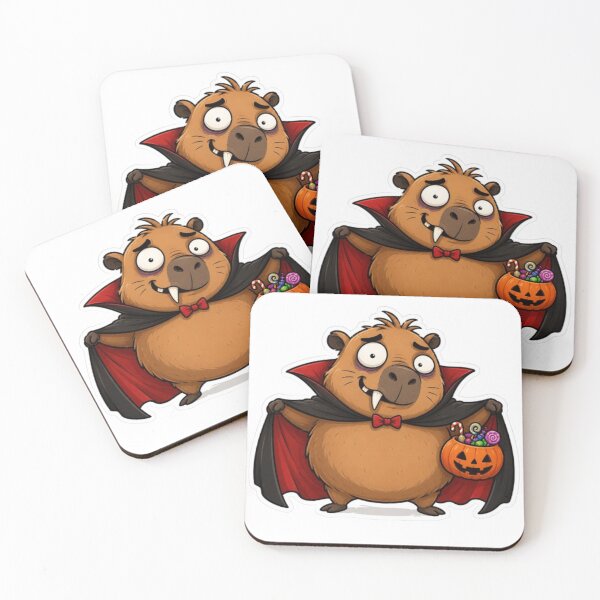 Item preview, Vampire Capybara Trick Or Treating designed and sold by Snurly.