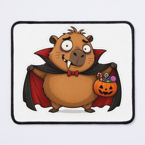 Item preview, Vampire Capybara Trick Or Treating designed and sold by Snurly.