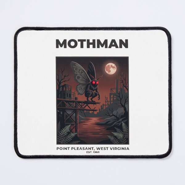 Item preview, Mothman Pop Art Poster | Point Pleasant Cryptid Legend Design designed and sold by redsharkuk.