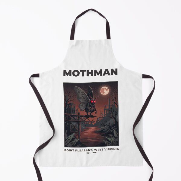 Item preview, Mothman Pop Art Poster | Point Pleasant Cryptid Legend Design designed and sold by redsharkuk.