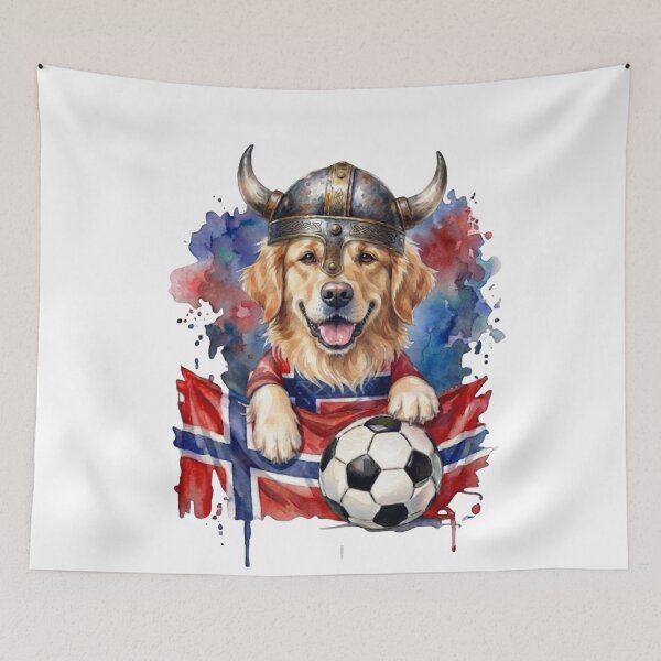 Item preview, Golden retriever World Cup Norway Suppawter designed and sold by The Suppawters.