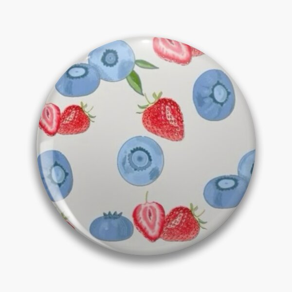 Item preview, Strawberry and Blueberry Pattern | Fresh Summer Fruit Illustration designed and sold by Shars-creations.