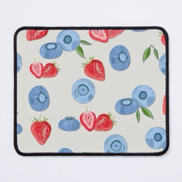 Item preview, Strawberry and Blueberry Pattern | Fresh Summer Fruit Illustration designed and sold by Shars-creations.