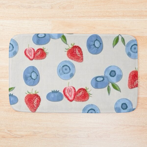 Item preview, Strawberry and Blueberry Pattern | Fresh Summer Fruit Illustration designed and sold by Shars-creations.