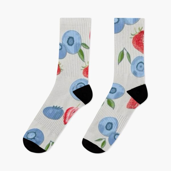 Item preview, Strawberry and Blueberry Pattern | Fresh Summer Fruit Illustration designed and sold by Shars-creations.