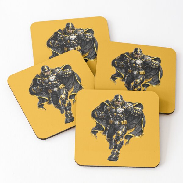 Item preview, Steelers Superhero | Black & Gold Football Warrior | Comic Style Fan Art | American Football Design designed and sold by Lifer Art and Design.