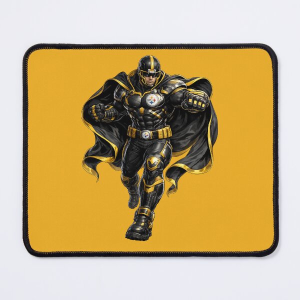 Item preview, Steelers Superhero | Black & Gold Football Warrior | Comic Style Fan Art | American Football Design designed and sold by Lifer Art and Design.