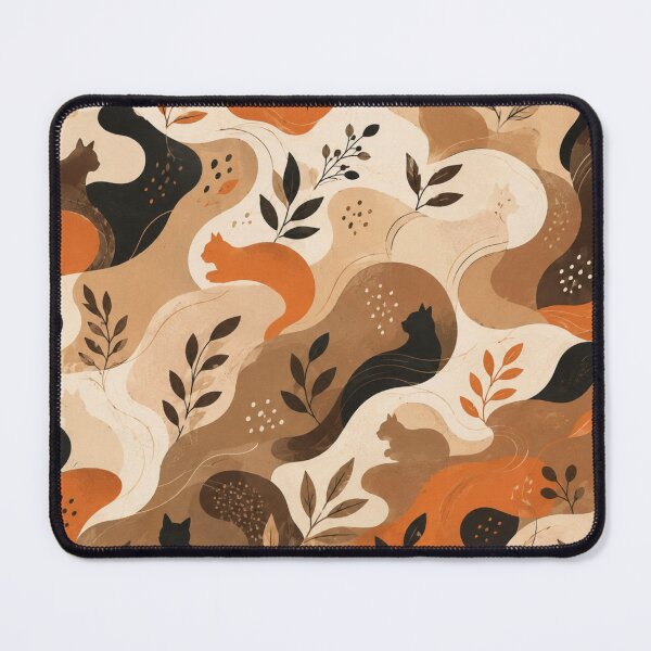 Item preview, Abstract Boho Cat Pattern designed and sold by Mindworx21.