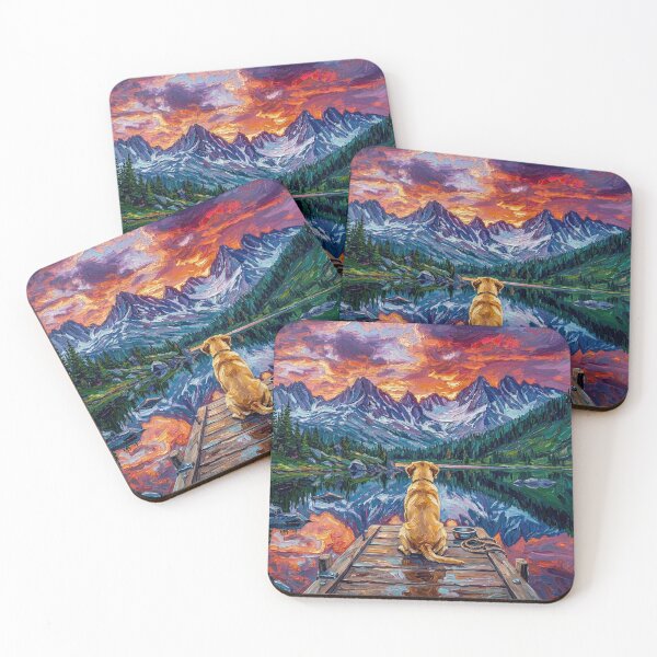 Item preview, On The Dock – Yellow Labrador designed and sold by AjaTrier.