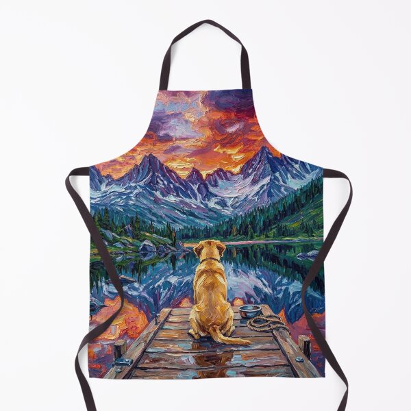 Item preview, On The Dock – Yellow Labrador designed and sold by AjaTrier.