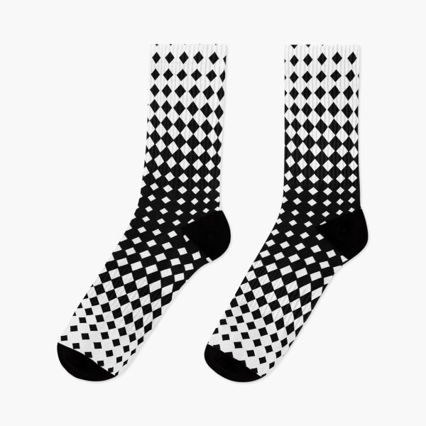 Item preview, Optical Diamond Halftone Gradient Black and White designed and sold by DigitalArtx-com.