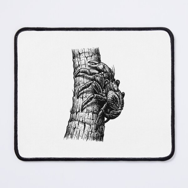 Item preview, Vintage Woodcut Coconut Crab Illustration designed and sold by DuckOddity.