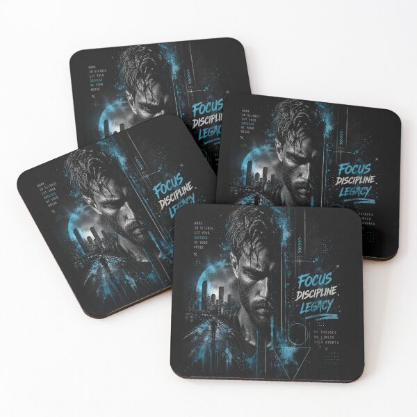 Item preview, Focus Discipline Legacy. Urban motivational design designed and sold by Personiq Kaleido.