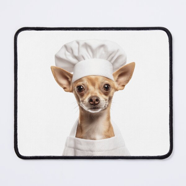 Item preview, Funny Chihuahua Dog Chef Realistic Animal Cooking Humor Art designed and sold by LazyOwlStore.