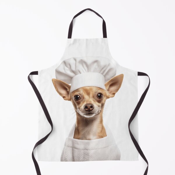 Item preview, Funny Chihuahua Dog Chef Realistic Animal Cooking Humor Art designed and sold by LazyOwlStore.